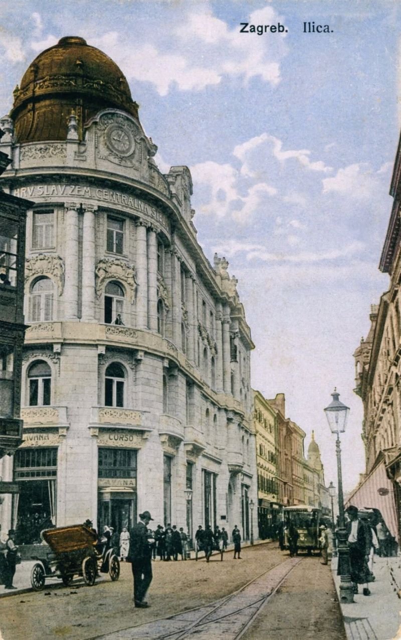 Kavana »Corso« 1916. godine